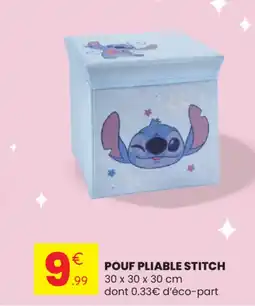Stokomani Pouf pliable stitch offre
