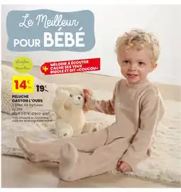 Stokomani Peluche gaston l'ours offre