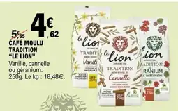 E.Leclerc LE LION Café moulu tradition offre