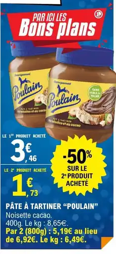 E.Leclerc POULAIN Pâte à tartiner offre