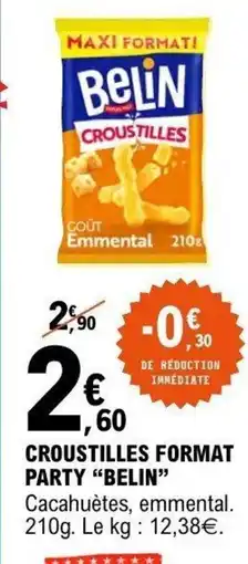 E.Leclerc BELIN Croustilles format party offre