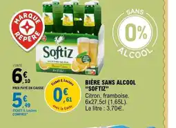 E.Leclerc SOFTIZ Bière sans alcool offre