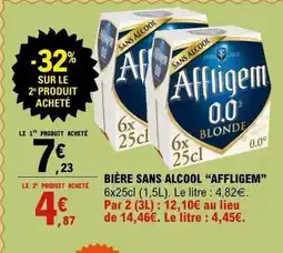 E.Leclerc AFFLIGEM Bière sans alcool offre