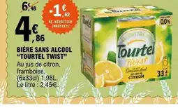 E.Leclerc TOURTEL TWIST Bière sans alcool offre