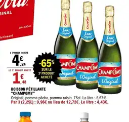 E.Leclerc CHAMPOMY Boisson pétillante offre