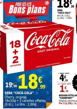 E.Leclerc COCA-COLA Soda offre