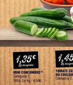 E.Leclerc Mini concombre offre