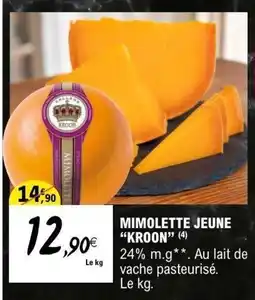 E.Leclerc KROON Mimolette jeune offre