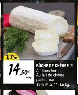 E.Leclerc Bûche de chèvre offre
