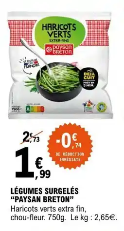 E.Leclerc PAYSAN BRETON Légumes surgelés offre