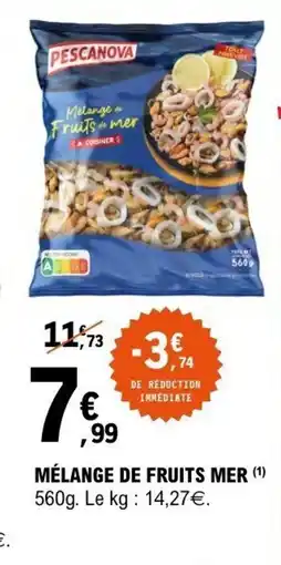 E.Leclerc Mélange de fruits mer offre
