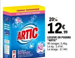 E.Leclerc ARTIC Lessive en poudre offre
