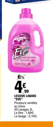 E.Leclerc EVE Lessive liquiqde offre