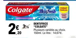 E.Leclerc COLGATE Dentifrice offre