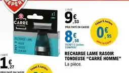 E.Leclerc CARRÉ HOMME Tondeuse offre