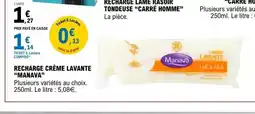 E.Leclerc MANAVA Recharge crème lavante offre