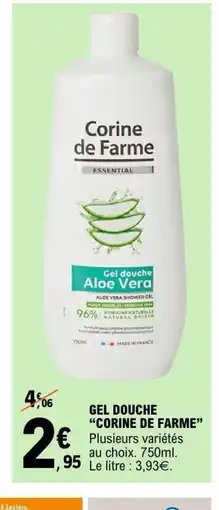 E.Leclerc CORINE DE FARME Gel douche offre
