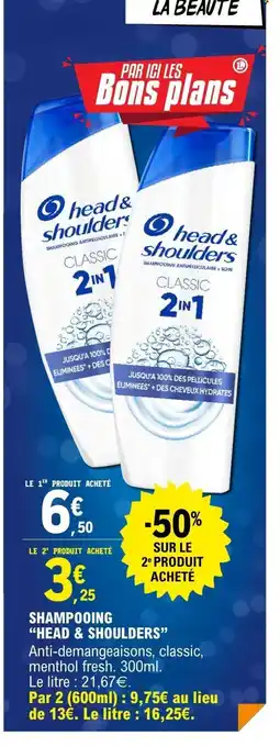 E.Leclerc HEAD & SHOULDERS Shampooing offre