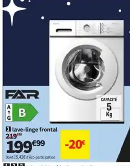 Conforama FAR lave-linge frontal offre