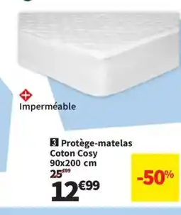 Conforama Protège-matelas Coton Cosy offre