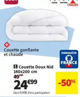 Conforama Couette Doux Nid offre