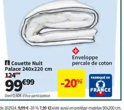 Conforama Couette Nuit Palace offre