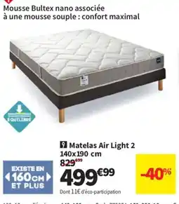 Conforama Matelas Air Light 2 offre