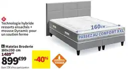 Conforama Matelas Broderie offre