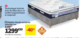 Conforama Matelas Rosée nocturne offre