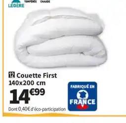 Conforama Couette First offre