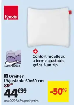 Conforama EPEDA Oreiller L'Ajustable offre