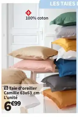 Conforama Taie d'oreiller Camille offre