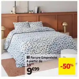 Conforama Parure Empreinte offre