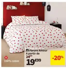 Conforama Parure Amour offre