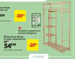 Conforama Structure Wardy offre