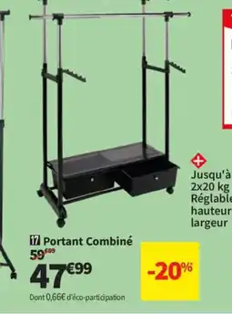 Conforama Portant Combiné offre