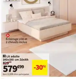 Conforama Lit adulte Zénith offre