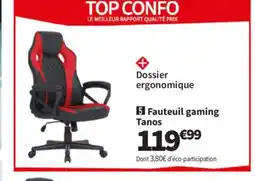 Conforama Fauteuil gaming Tanos offre