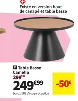 Conforama Table Basse Camelia offre