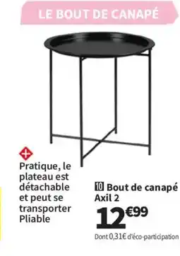 Conforama Bout de canapé Axil 2 offre