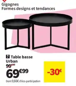 Conforama Table basse Urban offre