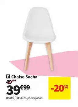 Conforama Chaise Sacha offre