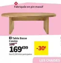 Conforama Table Basse Cosmo offre