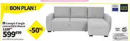 Conforama Canapé d'angle convertible Maeva offre