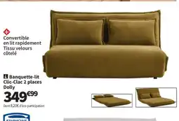 Conforama Banquette-lit Clic-Clac 2 places Dolly offre