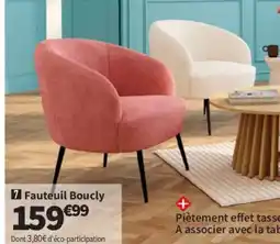 Conforama Fauteuil Boucly offre