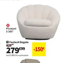 Conforama Fauteuil Bogota offre