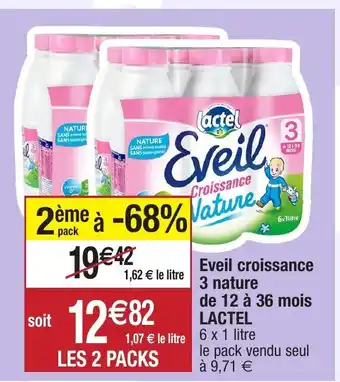 Migros Eveil Croissance 3 Nature offre