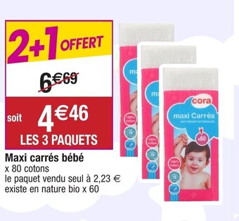 Migros Maxi Carrés bébé offre