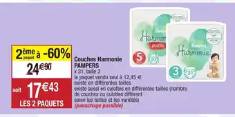 Migros Couches Harmonie offre
